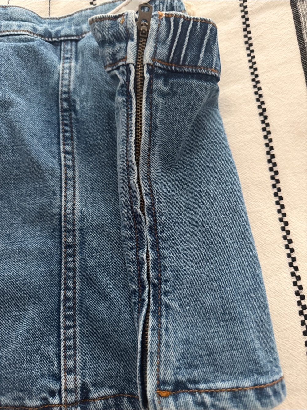 Abercrombie & Fitch Light Blue Denim Tube Top - Picture 6 of 6